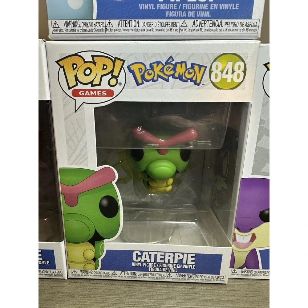 Funko Pop! Vinyl: Pokémon - Piplup /‎ Caterpie / Rattata / Mr. Mime Lot